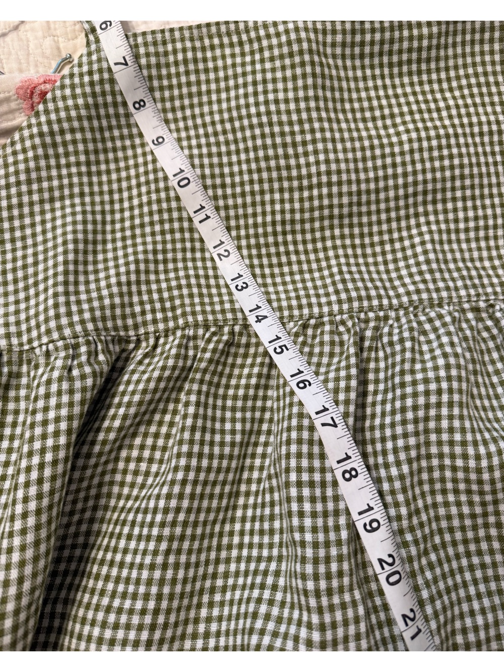 LinenFox Summer Gingham Dress - Picture 8 of 10